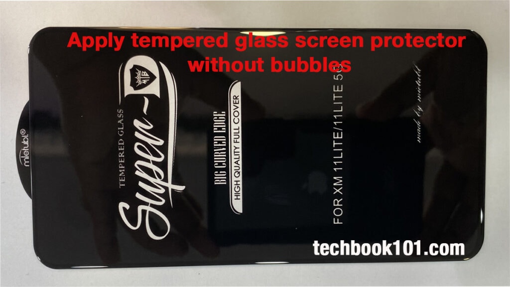 Apply Tempered Glass Screen Protector Without Bubbles